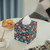 Facial Square Tissue Box Holder For Your Bathroom, Office, Or Vanity With Decorative Floral Design