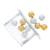 Spalife Micro Bath Bombs, Gold And Silver, 10 Pack