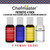Chefmaster Liqua-gel Cake Color Set - 4 Patriotic Colors In 0.7 Fl. Oz. (20ml) Bottles