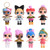 Garhelper 8pcs Cute Mini Lol Surprise Doll Cupcake Toppers Picks For Kids Birthday Party, Cake Decorations Ornaments For Boy And Girl Gift