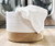 Chloe And Cotton Woven Extra Large Laundry Hamper For Storage - White Jute - 15" H X 21.5" D