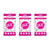 Pur Gum Sugar Free Chewing Gum With Xylitol - Natural Pomegranate Mint Flavor - 55 Pieces (3 Pack)