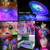 Auperto Kids Children Toddlers Bath Toys Glow Led Light Swimming Pool Living Room Bathroom Bathtub Bar Party Waterproof Led Light