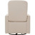 Davinci Olive Glider And Ottoman, Cream