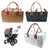 Baby Felt Storage Nursery Organizer Basket Infant Diaper Bag With Handle