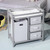 Costway Gray Infant Baby Changing Table W/3 Basket Hamper Diaper Storage Nursery