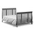 Storkcraft Tuscany 4-in-1 Convertible Baby Crib Gray