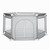 Portable Playard, Playpen For Baby, Kids 6-panel Portable Baby Playpen, Indoors Or Outdoors Child Playpen Fence,breathable Mesh For Babies Toddler Newborns Infant