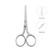 Livingo Nose Hair Scissors, Rounded Tip Sharp Beauty Grooming Safety Cutting Facial Hair Shears For Nail 3.5" Stainless Steel