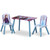 Disney Frozen Ii 4-piece Playroom Solution By Delta Children – Set Includes Table And 2 Chairs And 6-bin Toy Organizer