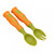 Toddler Utensils, Forks And Spoons Set, Designed For Self Feeding Flatware Set With Travel Carrying Cases ,bpa Free
