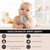 Never Drop Silicone Baby Teething Toy, Anti-dropping Baby Teether Silicone Baby Wrist Teether Soothing Pacifier For Infants, 3 + Months Babies, Toddlers