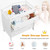 Infans 3 Drawer Baby Changing Table Infant Diaper Changing Station W/ Safety Belt White