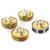 Duretiony 4pcs Double Rolled Tartrings Stainless Steel English Muffin Rings Professional Crumpet Rings