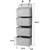 Pawst Space-saving Over The Door Hanging Organizer With Hooks- Unisex 4-pocket Storage Solution For Bathroom Closet, Children's Room, Nursery Window Caddy For Small Items And Accessories