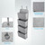 Pawst Space-saving Over The Door Hanging Organizer With Hooks- Unisex 4-pocket Storage Solution For Bathroom Closet, Children's Room, Nursery Window Caddy For Small Items And Accessories