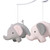 Bedtime Originals Eloise Pink/gray Elephant Musical Baby Crib Mobile