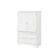 Irerts Kids Wardrobe Wood Closet Storage Cabinet, Freestanding Kids Dress Up Closet Clothing Rack With Doors, 2 Drawers, Clothes Rail, White