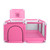 Baby Playpen For Toddler, Kids  Playard, Indoor & Outdoor Kids Activity Center, Sturdy Safety Play Yard With Soft Breathable Mesh, Playpen For Babies(pink,50”×50”)