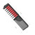 Maydear Temporary Hair Chalk Comb - Non Toxic Hair Color Comb And Safe For Kids -(new Red)