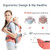 Baby Backpack Carriers Front And Back For Newborn To Toddler With Hip Seat, Feemom Forward Facing Baby Kangaroo Carrier For Men