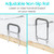 Vive Adjustable Compact Bed Rail, Fits Any Bed