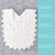 Vonter 2 Pack Baby Drool Bibs,100% Organic Cotton Drooling And Teething Bandana Bibs Lace Fake Collar Bib Set For Toddler Girls (white+beige), Medium