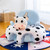 Coopserbil Baby Sofa Support Chair Soft Plush Cartoon Animals Baby Sitting Chair Learning To Sit Seats Without Filled Cotton