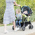 Joovy Caboose Sit And Stand Stroller, Solid Print Black
