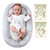 Aipinqi Baby Lounger Nest For Crib Bassinet For 0-8 Months, Gray