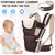 Amerteer Ergonomic Baby Carrier Backpack, Lightweight Windproof 4 Positions Front And Back Wrap Rider,360° Ergonomic All Season Baby & Child Infant Toddler Newborn Carrier Backpack