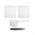 Set Of Coffee Filter Capsule Refillable Capsulone Cups For Illy Iperespresso New