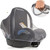 Car Seat Cover - Baby Carseat Canopy With Privacy Bug Net For Newborn & Infant - Protects Babies From Mosquito & Insect