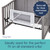 Sky-11 Convertible Crib Bed Rail For Toddlers | Crib Rail Guard, Toddler Bed Rail For Crib | Baby Bed Rail Guard With Reinforced Anchor Safety