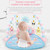 3 In 1 Baby Play Mat Floor, Activity Blanket Carpet Playing Gym Mat , W/lighting Musical Piano