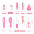 Yabuy Baby Healthcare And Grooming Kit 10 Pcs Ear Pick With Light Comb Nail  Nasal Aspirator Food Feeder  Infant Shower