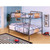 No Storage Bunk Beds, Easy-access Guardrails Make It Easy For Children To Get On And Off, Creating More Safety For Your Children