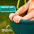 Premium High Back Full Bucket Toddler Swing Seat With Finger Grip, Plastic Coated Chains And Carabiners For Easy Install - Green -