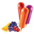 Popsicle Sugar Free Ice Pops Orange Cherry Grape, 18 Count