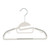Simplify Kid's Non Slip Plastic Collar Saver Clothing Hangers, 12 Pack, White
