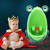 Shaped Boys Potty Training Urinal With Whirling Target (green)