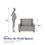 Baby Relax Hadley Double Rocker Chair, Baby Nursery Furniture, Taupe