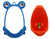 Boy's Baby Urinal - Cute Frog Standing Potty Training Urinal For Pee Trainer With Funny Aiming Target - Blue