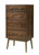 4-drawer Chest In Walnut Finish