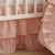 Levtex Baby - Skylar Crib Bed Set - Baby Nursery Set - Blush - Fancy Frills - 4 Piece Set Includes Quilt, Fitted Sheet, Wall Decal & Crib Skirt/dust Ruffle