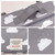 Husfou Baby Stroller Bag Stroller Organizer,diaper Bag Stroller Accessories Bag For Diapers,wipes,toys,phone- Fits All Strollers, Easy Installation (gray)