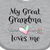 Inktastic My Great Grandma Loves Me- Heart Great Grandchild Gift Baby Boy Or Baby Girl Bib