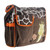 Cute Giraffe Pattern Multi-function Large Capacity Baby Diaper Changing Pad Travel Mummy Bag Tote Handbag (orange)