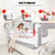 2pcs 79"/71"/59" Bed Rails, Reinforced Safety Bed Rails Guard System For Children, Grey/blue/pink