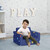Hisevxus Cozee 2-in-1 Convertible Sofa To Lounger - Comfy Flip Open Couch/sleeper For Kids